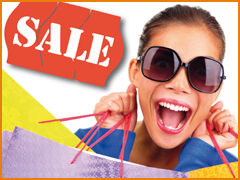 Sale im Kaufhaus D�ring